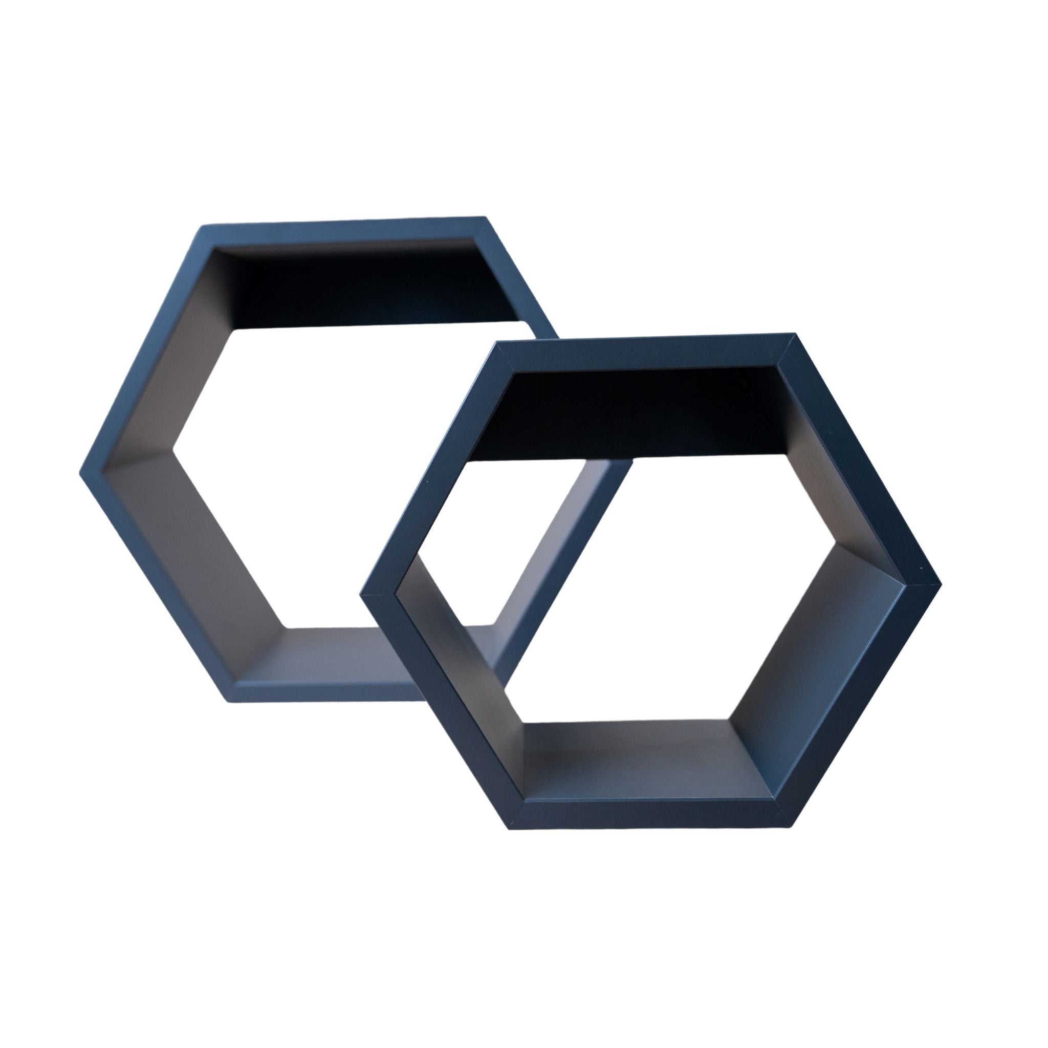 Hexagon Regal schwarz klein