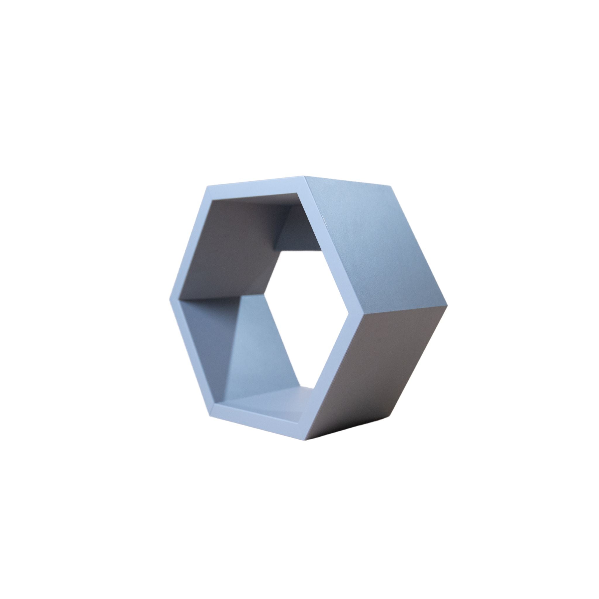 Hexagon Regal Grau klein